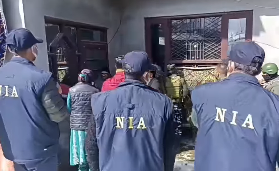 'NIA attaches 04 immovable properties, seizes 2.27 Cr cash in Handwara Narco'